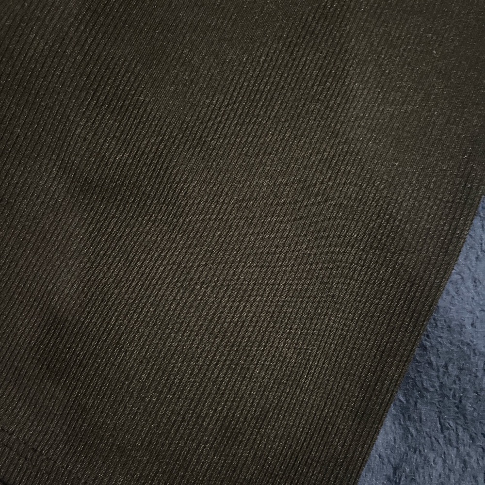Black Ribbed Bike Shorts - Picture 3 of 4